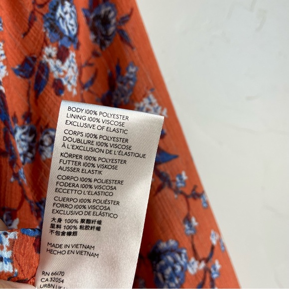 Free People Final Rose Deep V-Neck Balloon Sleeve Ruched Top Size XS - Picture 7 of 8